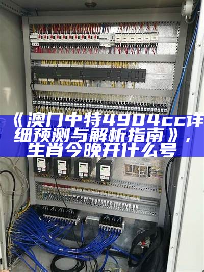 《澳门中特4904cc详细预测与解析指南》,生肖今晚开什么号