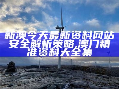 新澳今天最新资料网站安全解析策略,澳门精准资料大全集